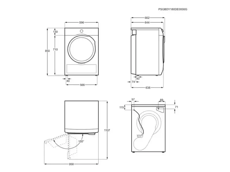 Сушильна машина Electrolux EW6D171YU - фото 4