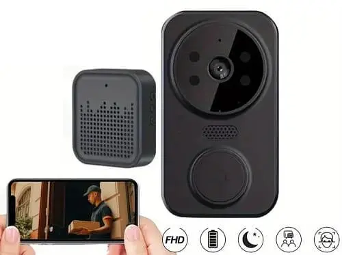Беспроводной дверной видеозвонок домофон Mini Doorbell - фото 7