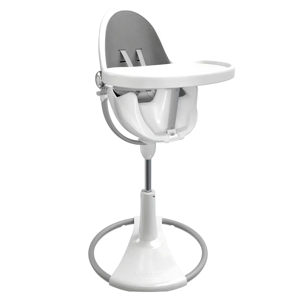 Стільчик для годування Bloom Fresco White/Snakeskin grey (E10535-W\E10516-SSG) - фото 3