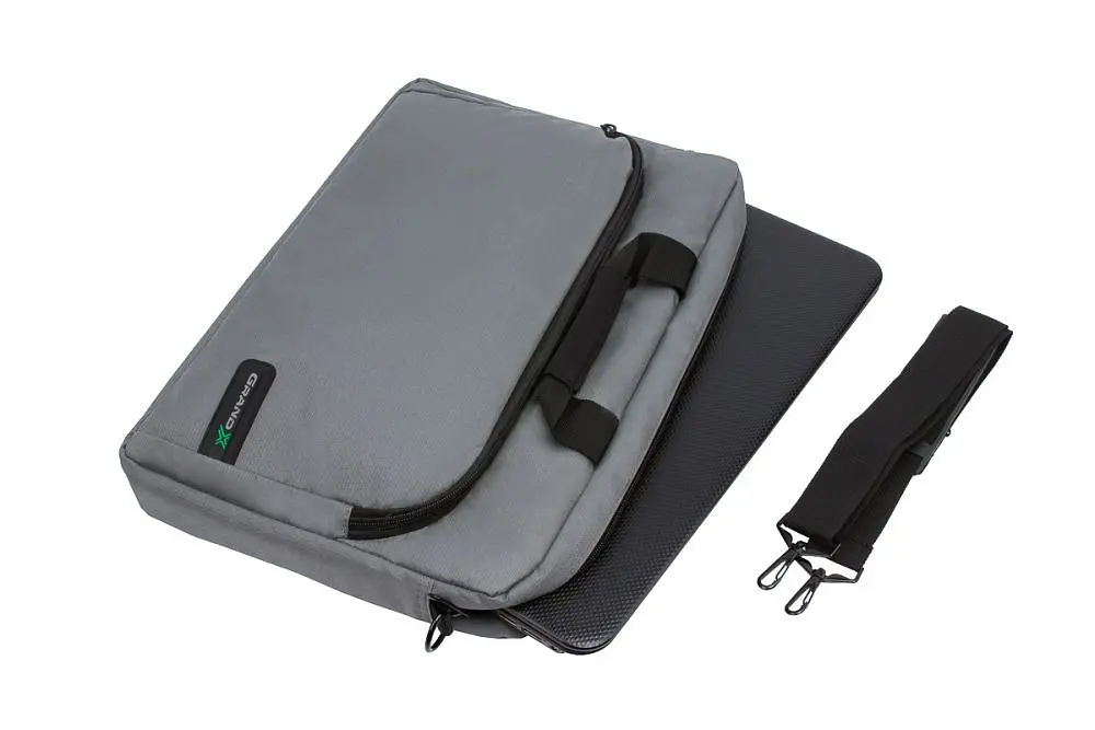 Сумка для ноутбука Grand-X 15.6 Grey Ripstop Nylon (SB-129G) - фото 2