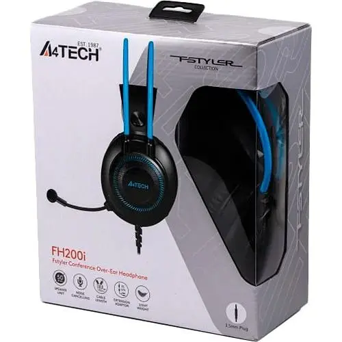 Гарнітура A4Tech FH200i Blue (FH200i (Blue)) - фото 3