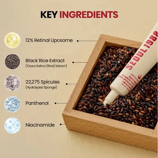 Сироватка-бустер K-Secret Seoul 1988 Advanced Shot: Retinal Liposome 12% + Black Rice 15 мл - фото 7
