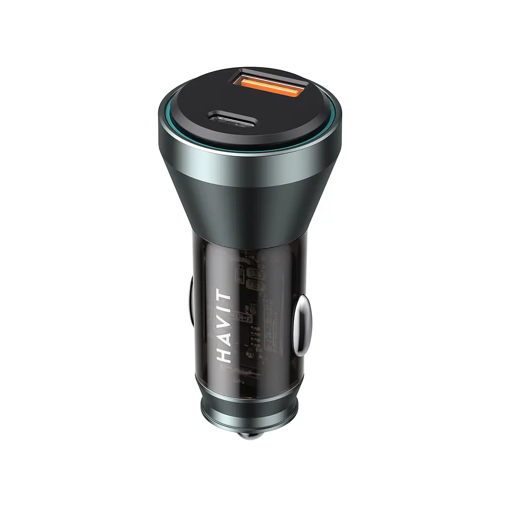 Автомобільний зарядний пристрій HAVIT HV-CC2017 48W USB-A+USB-C HAVIT (28470-000) - фото 4