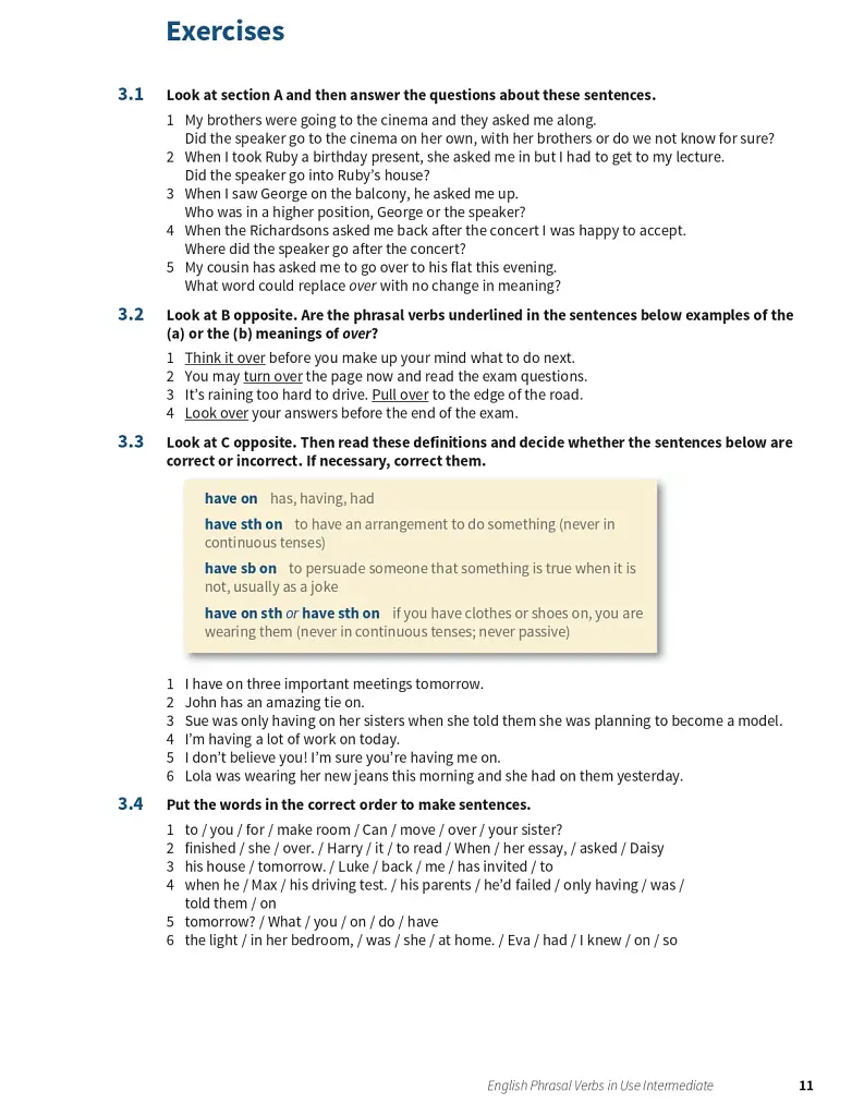 English Phrasal Verbs in Use 2nd Edition. Intermediate - фото 8