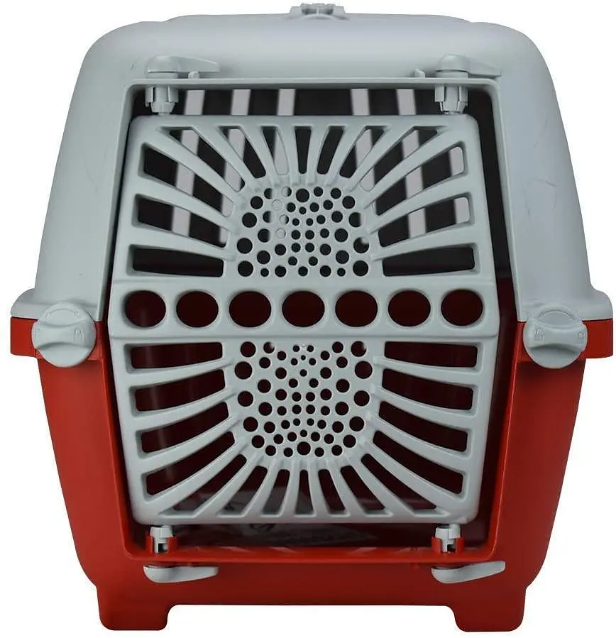 Переноска для тварин 48x31.5x33 см MPS PRATIKO 1 RED (двері пластик) - фото 2
