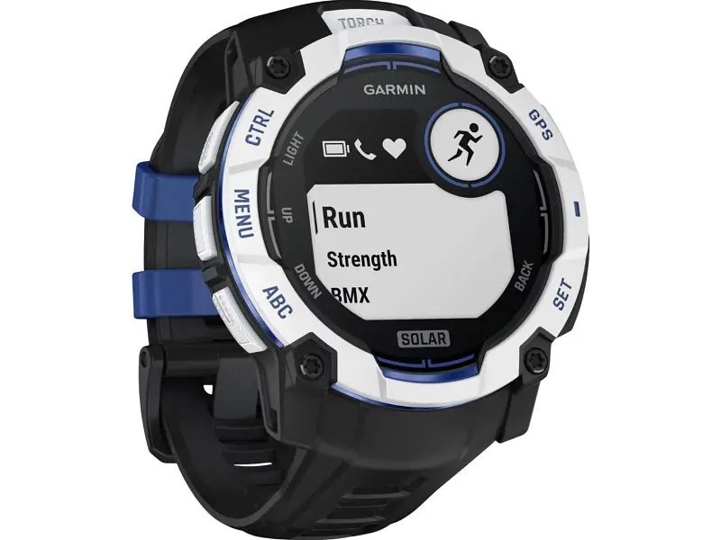 Смарт-годинник Garmin Instinct 3 50mm Solar Whitestone with Black Band (010-02935-03/43) - фото 3