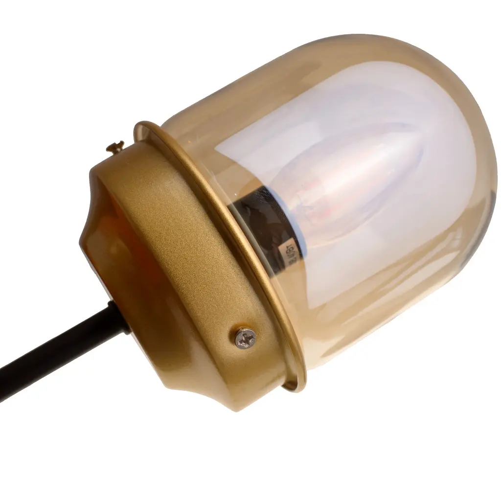 Люстра Brille потолочная лофт в спальню Е14 40W G (BL-804S/4) - фото 3