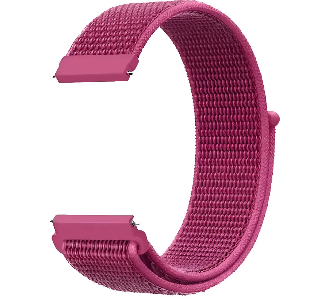 Ремінець нейлоновий на липучці BeWatch Xiaomi Amazfit BIP/GTS/GTR 20 мм Violet (1011341.3UW) - фото 2
