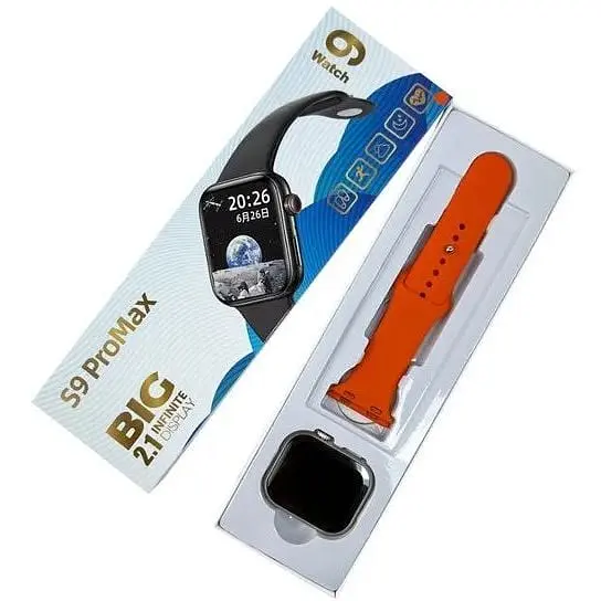 Смарт-часы BIG S9 Pro Max IP65 Orange - фото 3