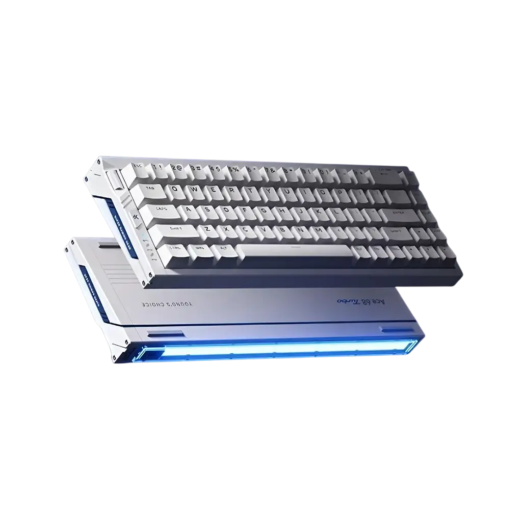 Клавіатура MCHOSE Ace 68 Turbo Mount Tai Magnetic Switch GT Nova White - фото 2