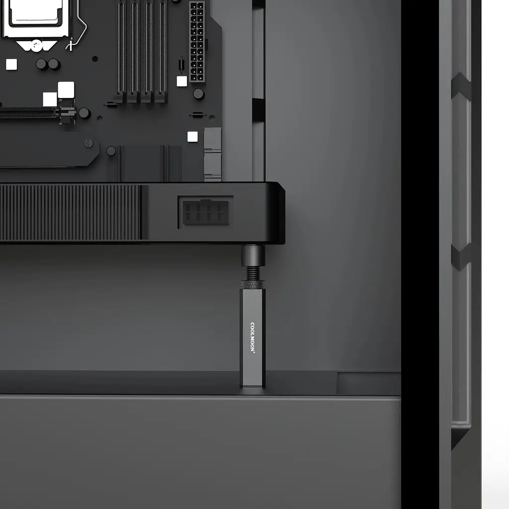 Підставка для відеокарти Coolmoon GH-120 Black (GH120-Black) - фото 6