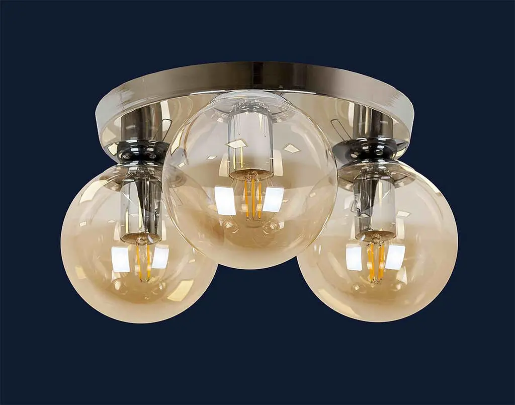 Люстра стельова кулі Levistella 756XPR150F-3 CR+BR (290) - фото 2
