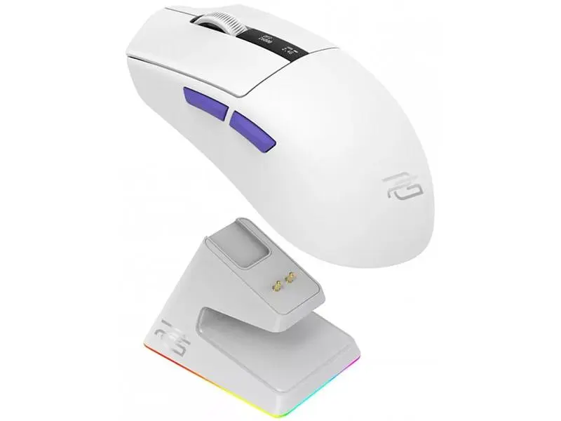 Миша Proove Gaming Jester with Charging Dock White/Purple (WMJSCD022017)