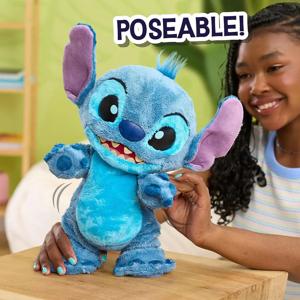 Інтерактивна іграшка Stitch Крутий Стіч зі звуковими та руховими ефектами 30 см (31022) - фото 5