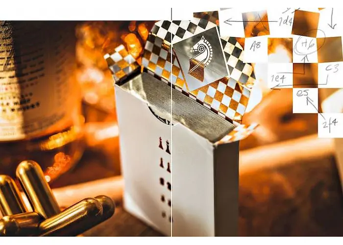 Карти гральні United States Playing Card Company Ellusionist Knights (gold) (PC_ELKNg) - фото 2