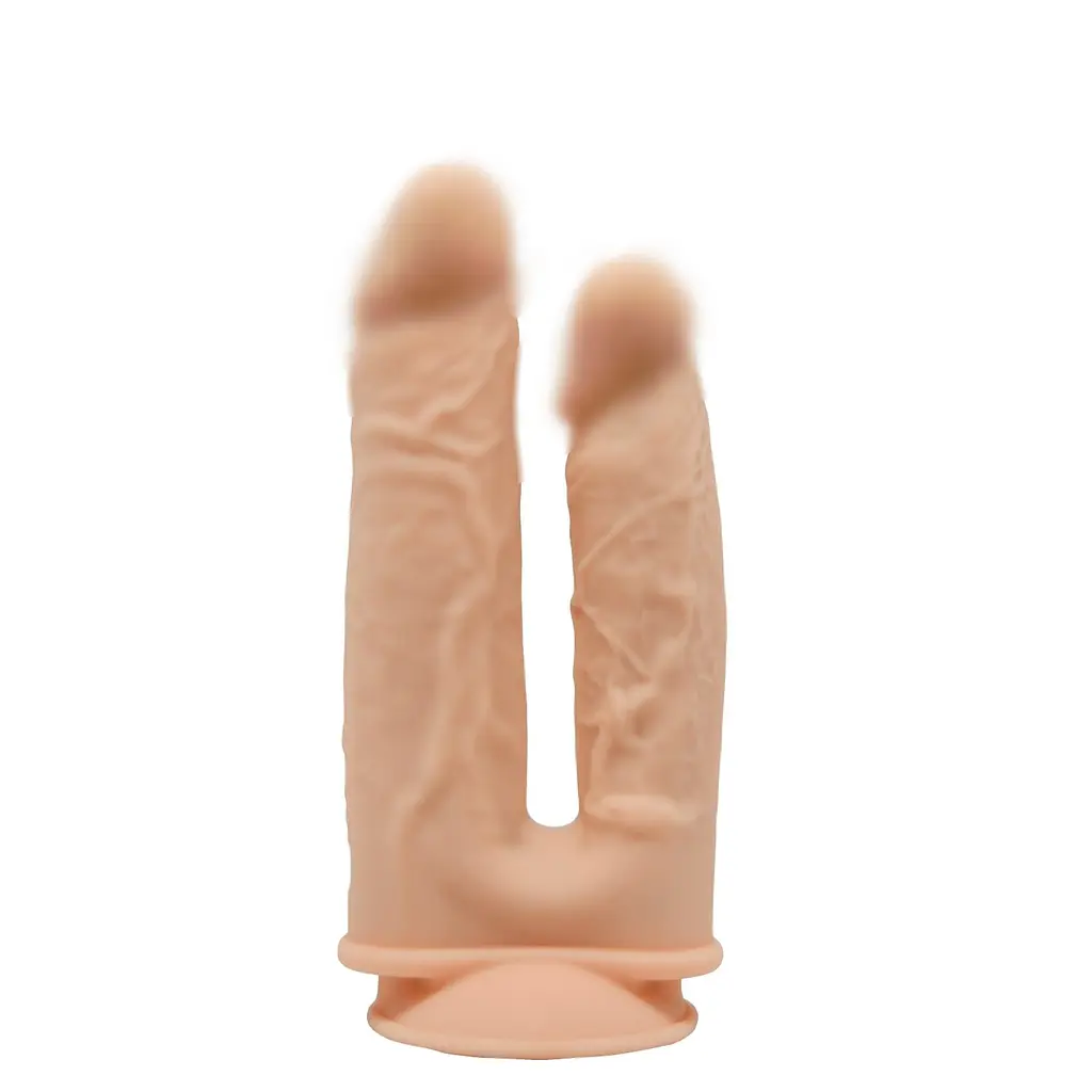 Фалоімітатор подвійний SilexD Double Gusto Flesh (Model 1 size 8 & 7 ) SILEXD SO5966 92461 - фото 3