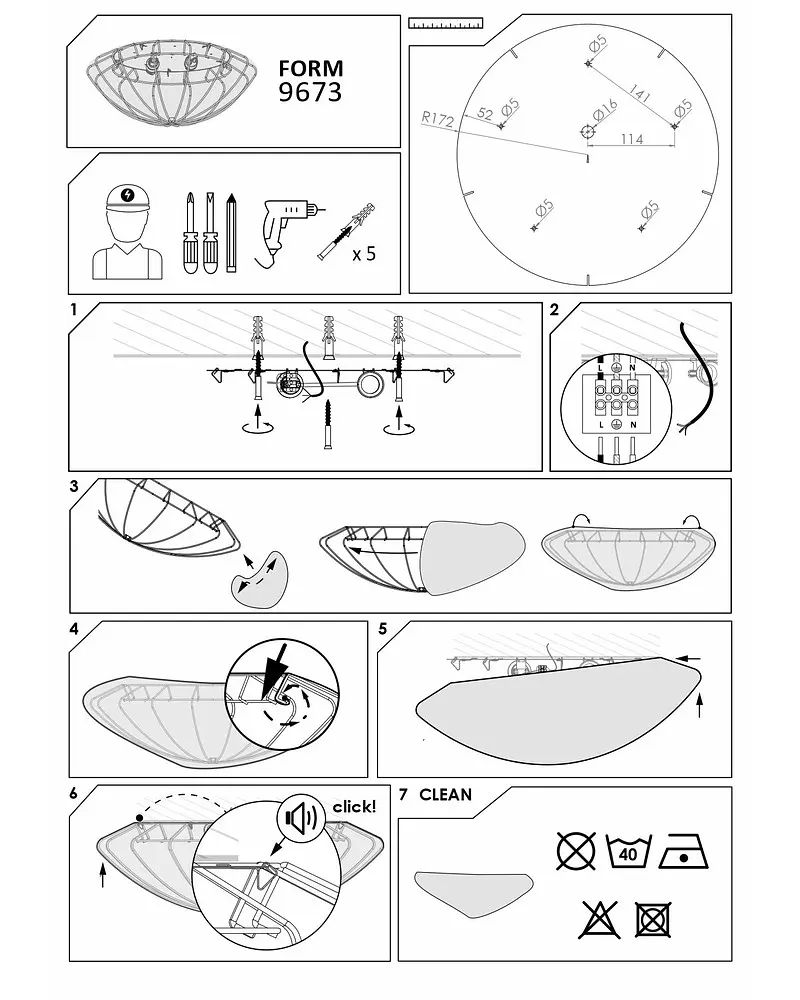 Люстра Nowodvorski 9673 FORM - фото 3
