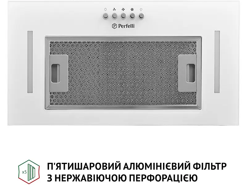 Витяжка Perfelli BI 5684 WH 1000 LED - фото 4
