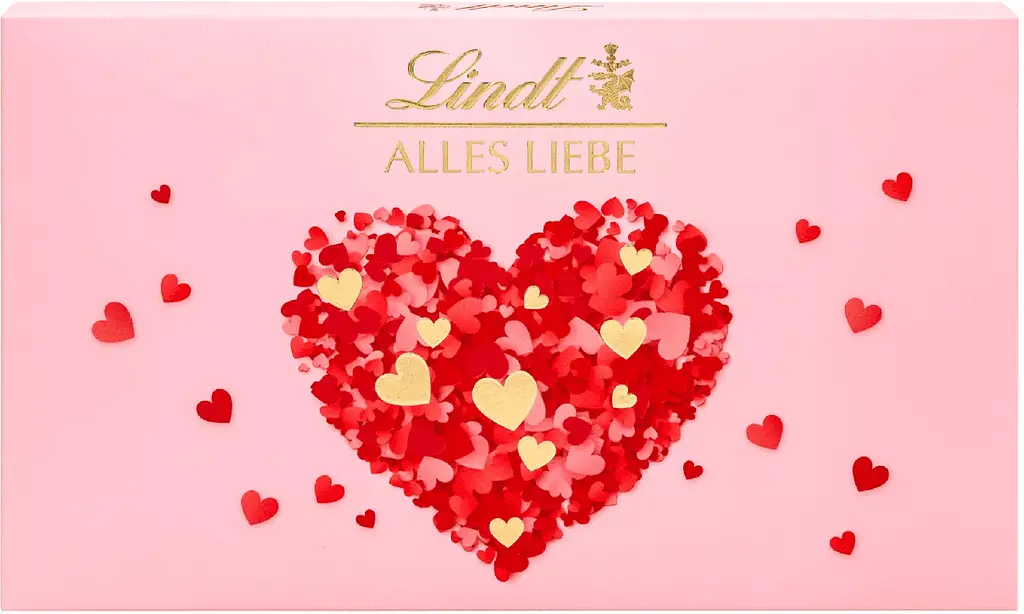 Шоколадні цукерки Lindt Alles Liebe Dark Chocolate 200г - фото 2