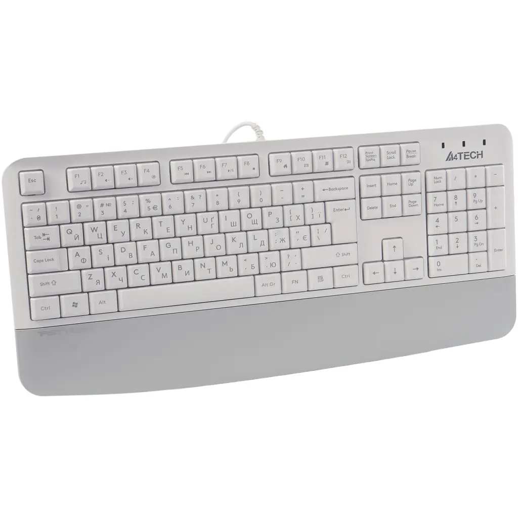 Клавіатура A4Tech FK20 USB UA White (4711421003216) - фото 2