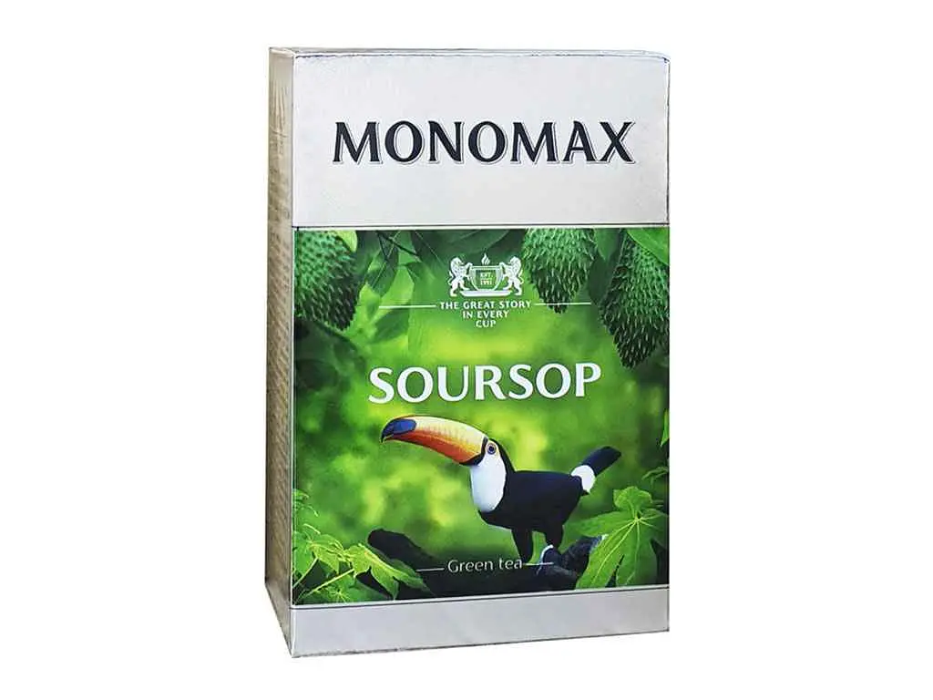 Чай фасований зелений Мономах 90 г Soursop