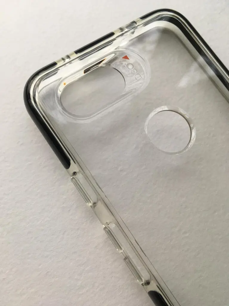 Протиударний прозорий чохол GEAR4 Piccadilly D3O з антимікробним покриттям для Google Pixel 3a (5.6") Black + Transparent - фото 3