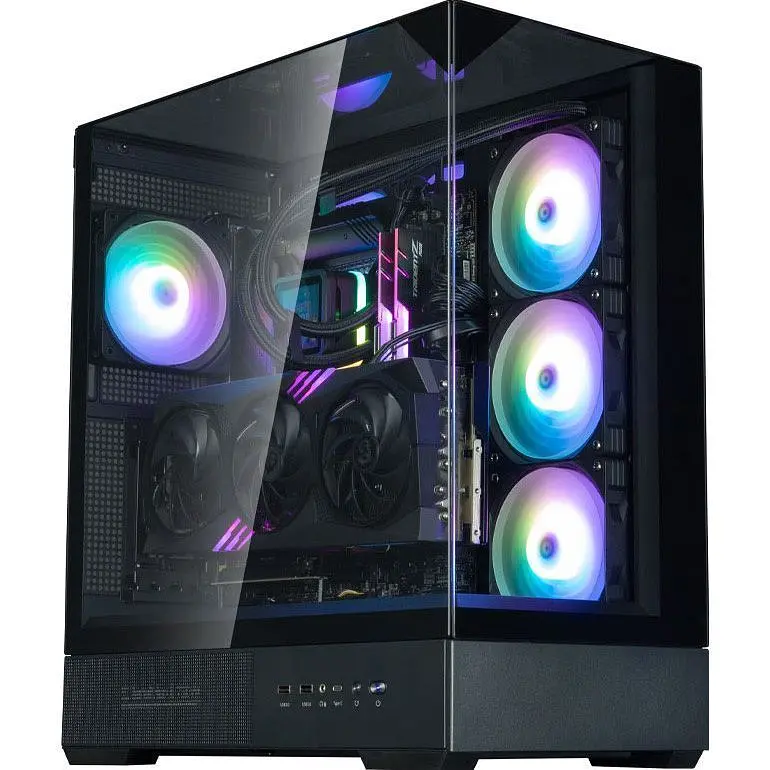 Корпус Zalman P40 Prism Black [146880] - фото 3