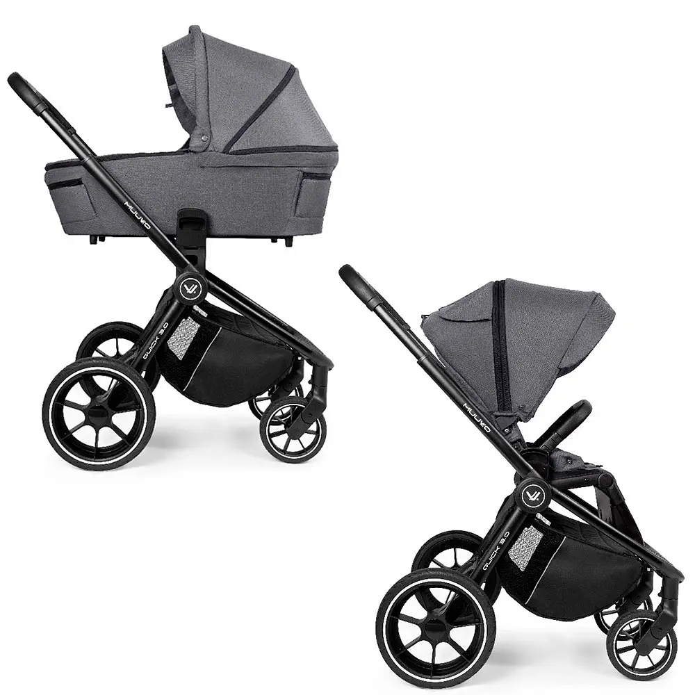 Универсальная коляска Muuvo 2в1 Quick 3.0 Iron Graphite (KM2V1Q3.0IG) - фото 3