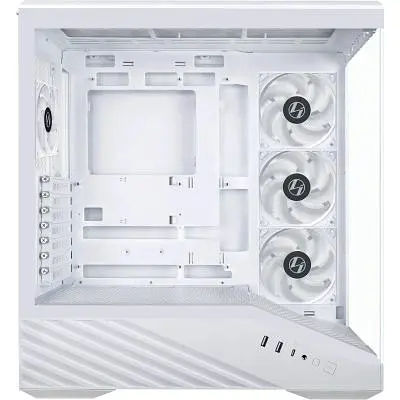 Корпус для ПК Lian Li V100R case with pre-installed four 120mm RGB PWM fan, White (G99.V100RW.01) - фото 4