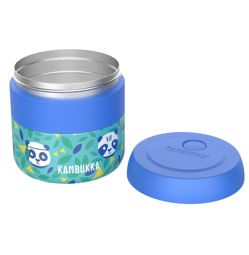 Термоконтейнер для їжі Kambukka Bora Chief Panda, 400 мл, синій з зеленим (11-06001) - фото 3