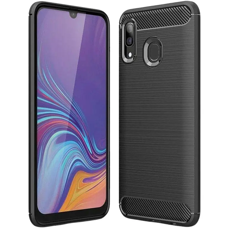 Чехол-накладка iPaky Slim Anti-Fingerprint TPU Case Samsung A205F/A305F Galaxy A20/A30 Black - фото 1