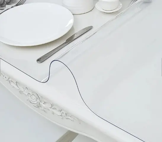 Прозора силіконова скатертину М'яке скло Soft Glass Покриття для меблів 1.3х1.8м (товщина 0.5 мм) - фото 3