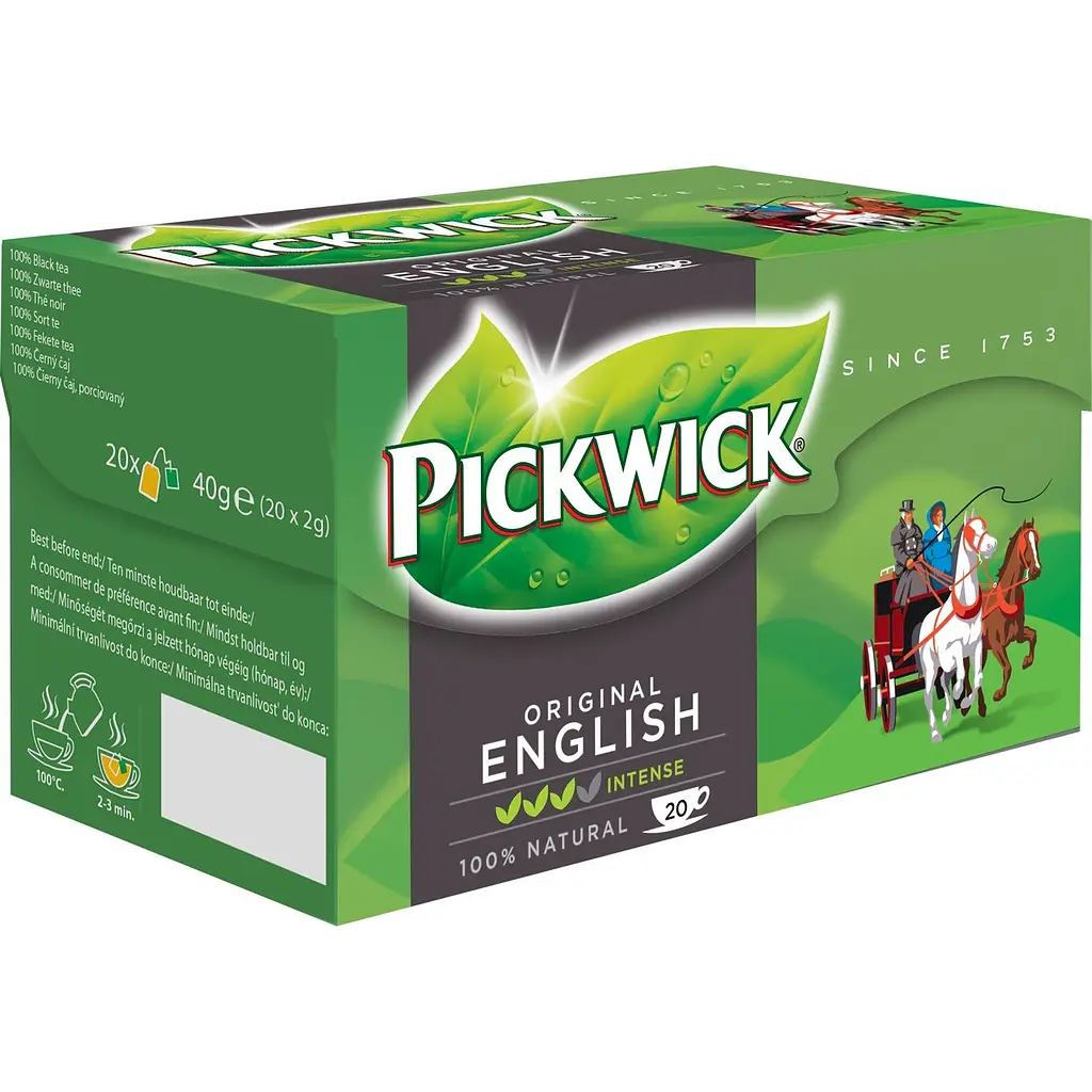 Чай чорний Pickwick English 40 г (20 шт. х 2 г) (895581) - фото 2