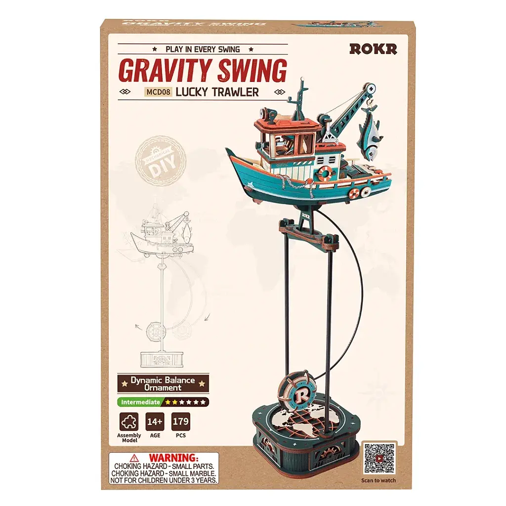 Конструктор Robotime Rokr 3D Lucky Trawler (MCD08) - фото 2