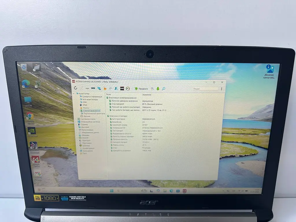 Ігровий ноутбук Acer Aspire 7 A715-72G 15.6" (i7-8750H / 16GB / SSD+HDD / GTX 1050 Ti 4GB) б/в - фото 6