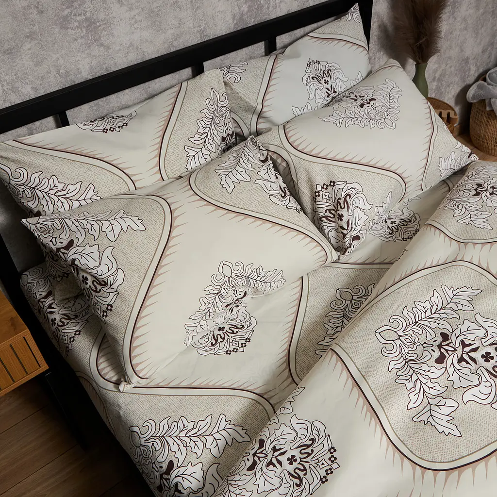 Комплект постільної білизни Moon&Star Мікросатин Premium Royal Elegance Сімейні 160х220х2 наволочки 2х50х70 - фото 4