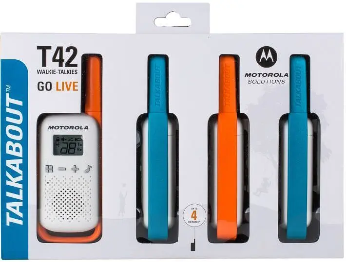 Рація Motorola TALKABOUT T42 Quad Pack (B4P00811MDKMAQ) [76637] - фото 3