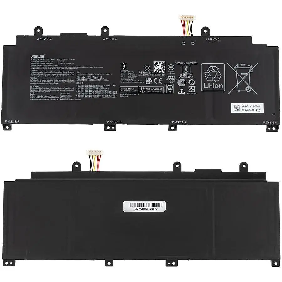Батарея для ноутбука Asus C41N2203 (GV302XA GV302XI GV302XV) 15.56 4820mAh 75Wh Чорний - фото 2