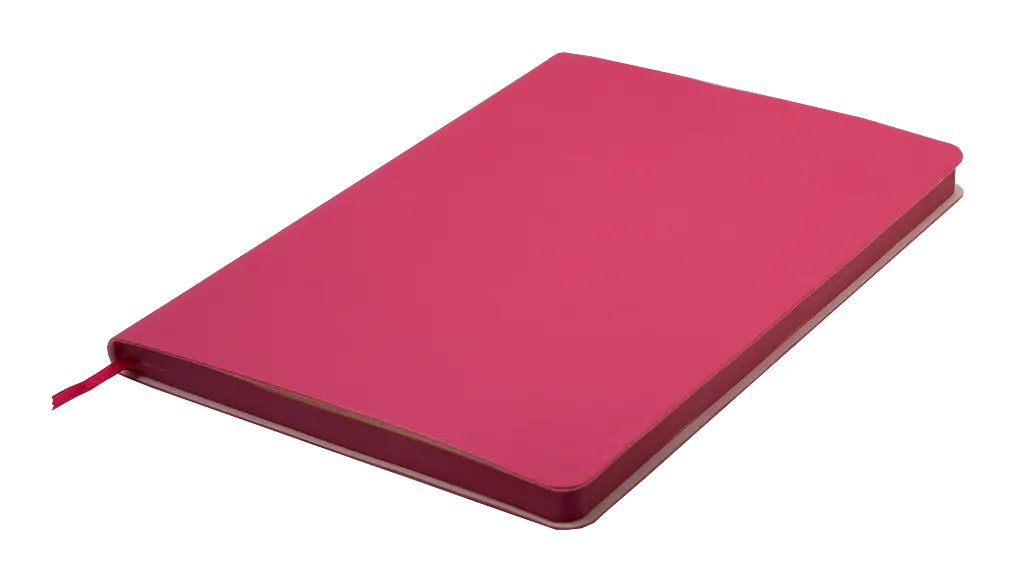Блокнот діловий Buromax Logo2U Touch Me А5 96 арк. в клітинку обкладинка зі штучної шкіри малиновий (BM.295102-29) - фото 2