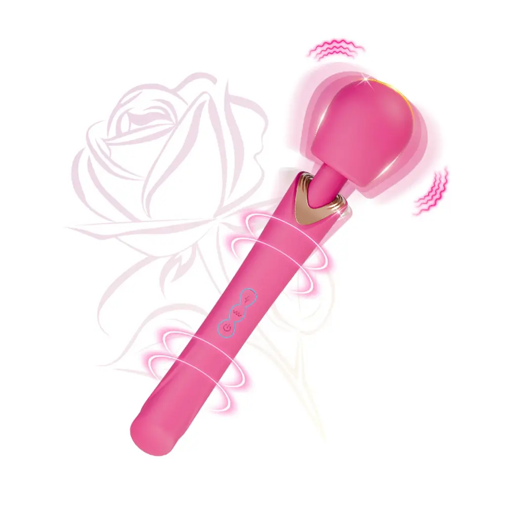 Вибратор B - Series Cute Perfect Wand 30 см (розовый) - фото 20