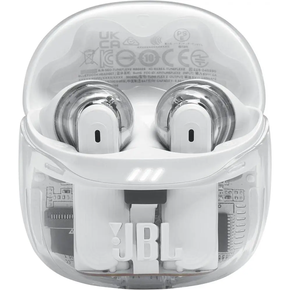 Навушники TWS JBL Tune Flex 2 Ghost White (JBLTFLEX2GWHT) - фото 4