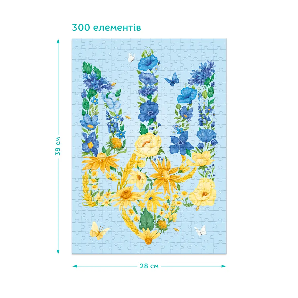 Пазл DoDo Квітучий тризуб 300 елементів (300588) - фото 4