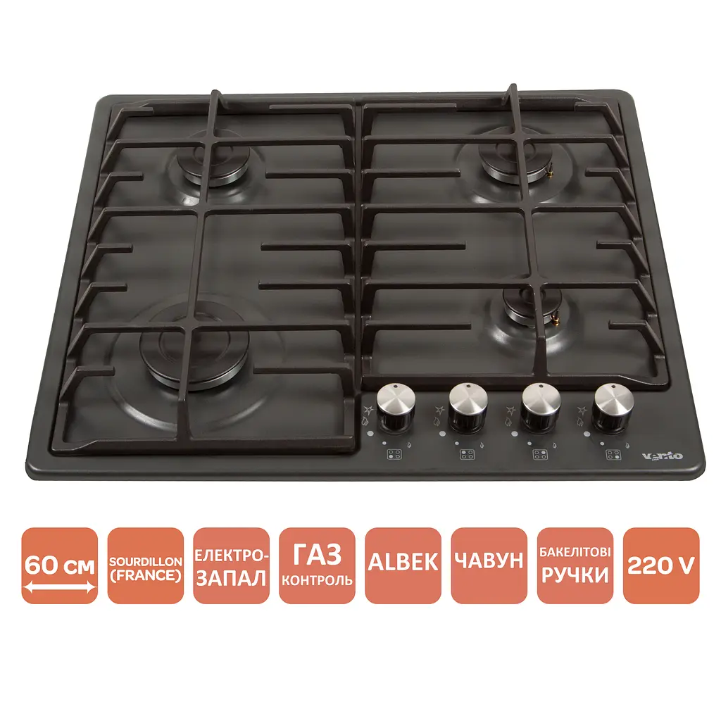 Варочная поверхность Ventolux HG640-DA3 CS (AN) - фото 2