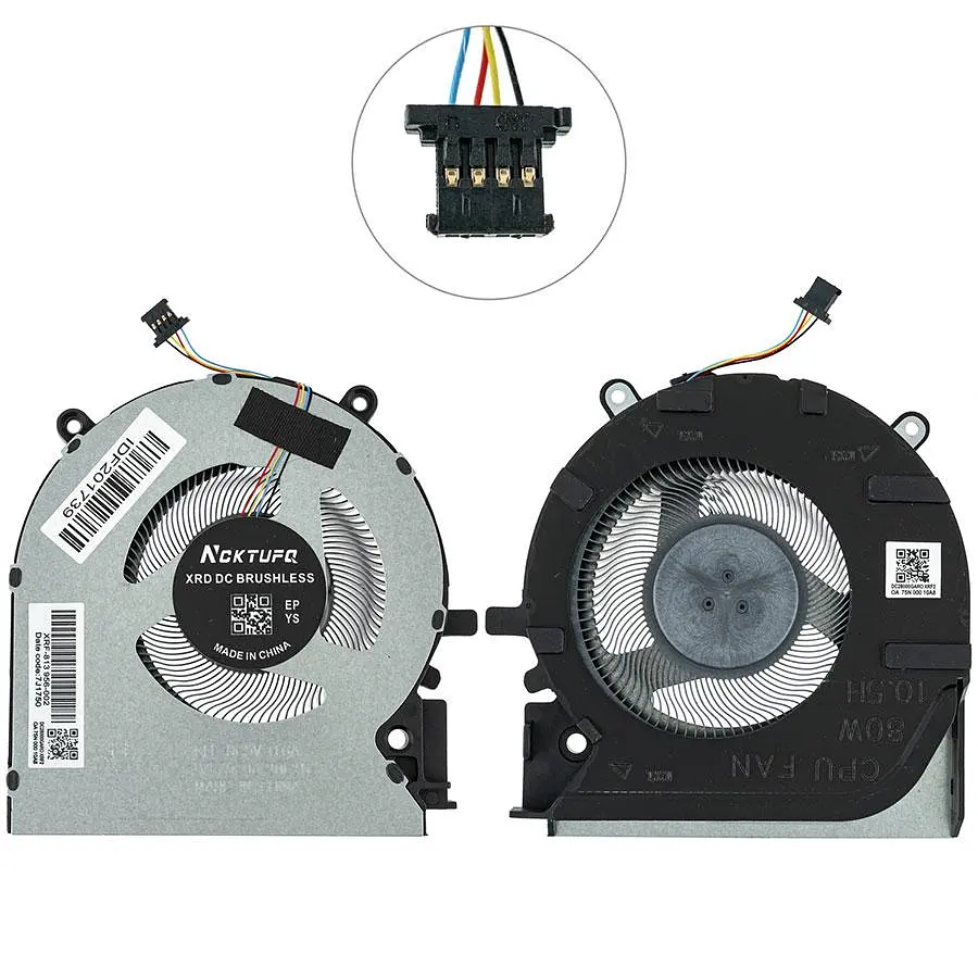Вентилятор для ноутбука HP Victus 16-E (CPU FAN) 80W (Кулер) - фото 2
