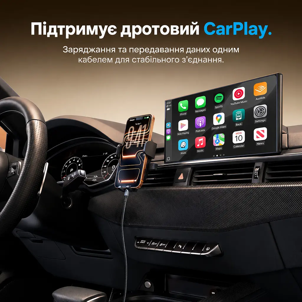 Кабель Vention TSGBG USB-C - USB-C PD 100 Вт 1,5 м чорний (TSGBG) - фото 5