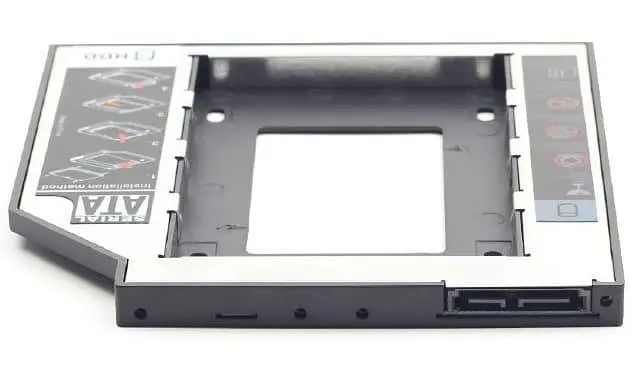 Зовнішня кишеня Gembird HDD 2,5" для ноутбука у відсік CD-ROM MF-95-01 (9.5 мм) (MF-95-01) - фото 2