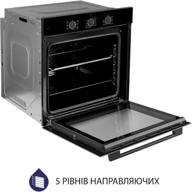 Духова шафа Minola EO 675 Чорне скло - фото 8
