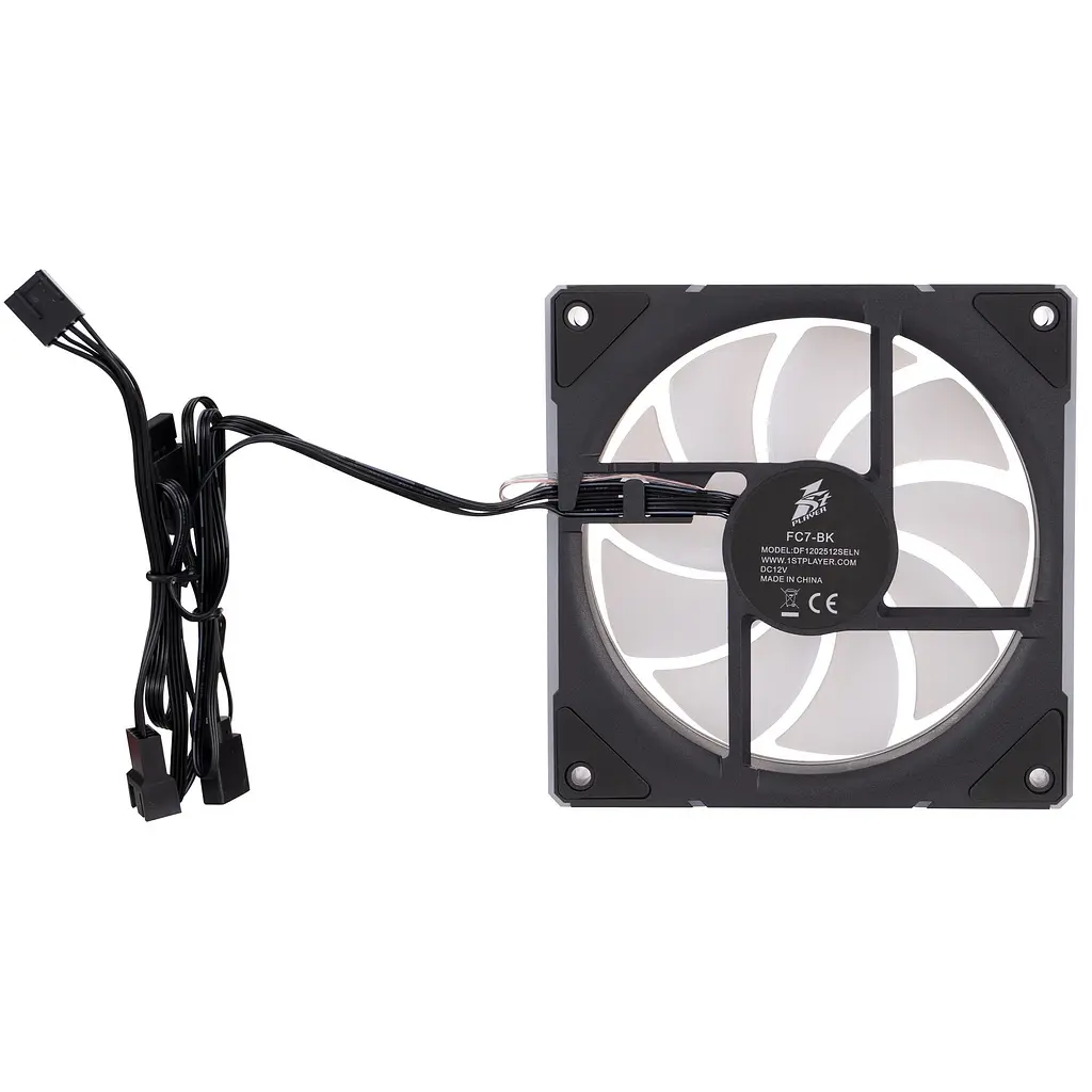 Вентилятор 1stPlayer FC7 Black (FC7-BK-1IN1) - фото 8