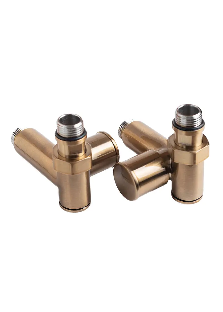 Кран кутовий під ТЕН Navin 1/2"х1/2", бронза, 2 шт. 21-532430-7777 - фото 4