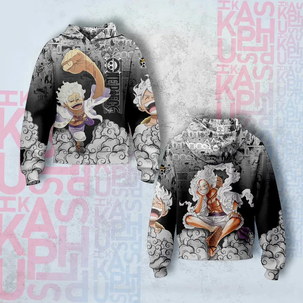 Костюм спортивный худи и штаны с 3D принтом Dark One Piece 29030 3XL - фото 2